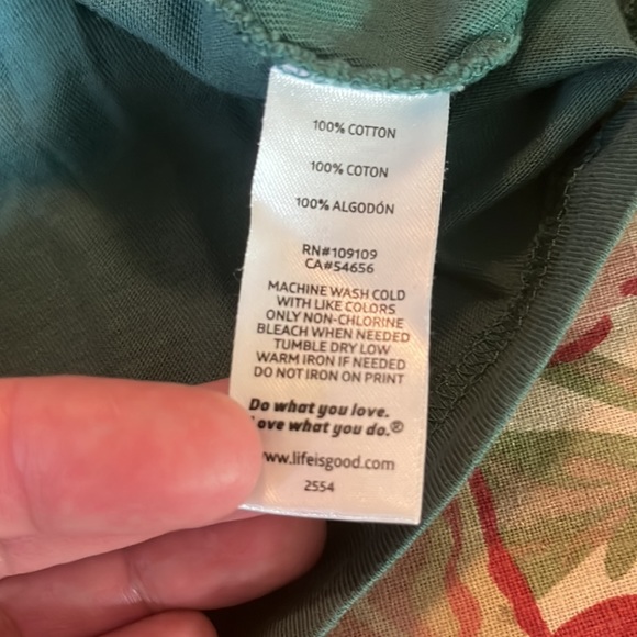 LIFE IS GOOD Size XXL Longsleeve Crusher "Dont Stop Believin'" 100% Cotton NEW - Picture 12 of 12